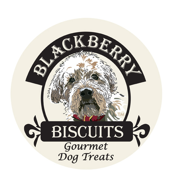 Blackberry biscuits gourmet dog treats
